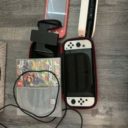 Switch Oled+ Mario Party+ Smash Bros
