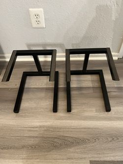 Rare Vintage Set Of Hi-Fi Racks TECHNICS SB-G800 Metal Speaker Stands Black Pair