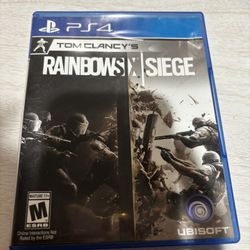 PS4 Rainbow Six Seige