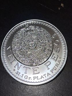 20 Pesos Silver Coins