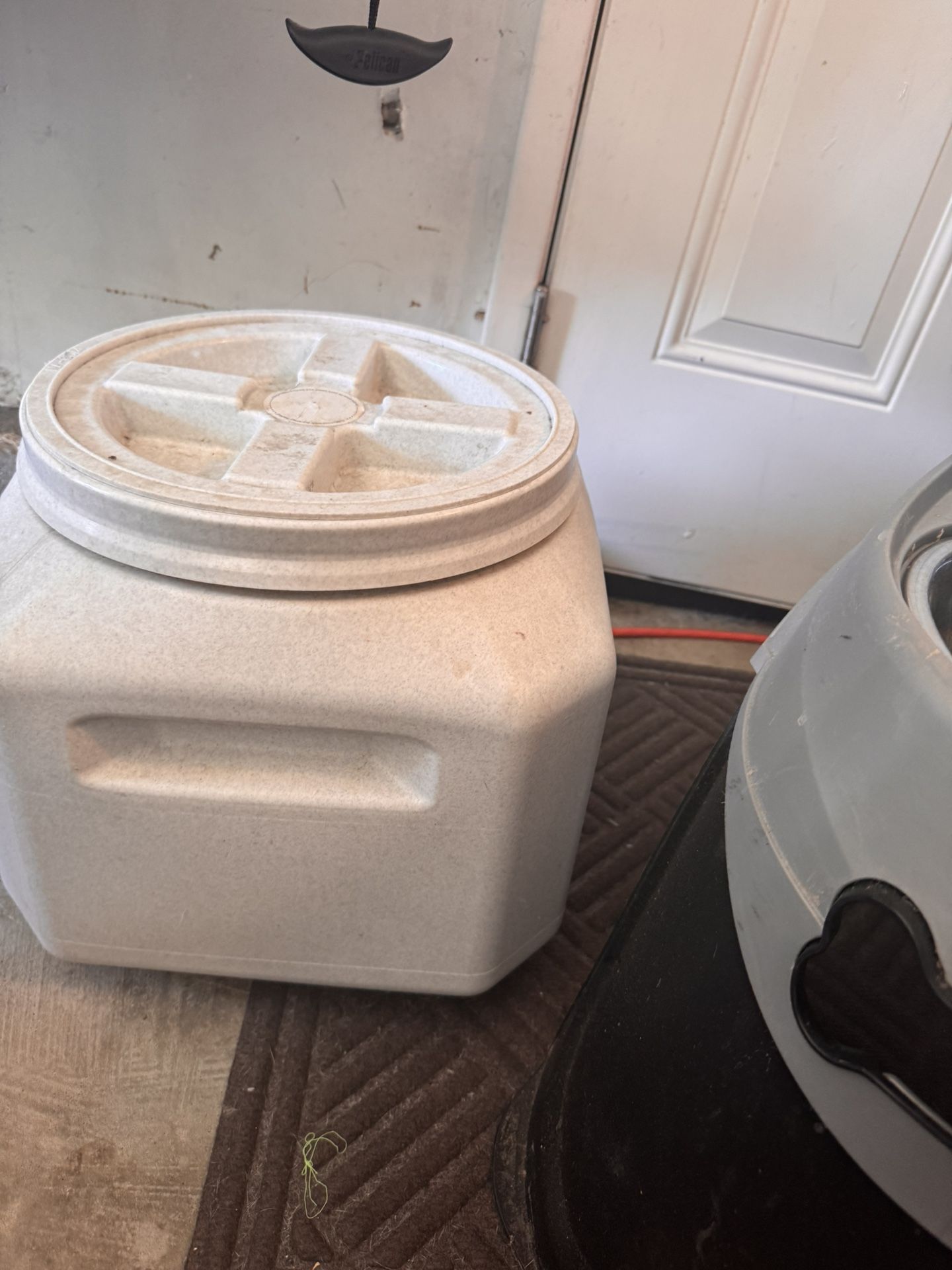 Dog Bowl With Stand And Food Container