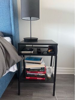 2  Black Nightstands