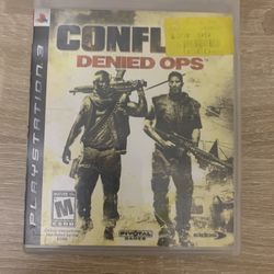 Conflict Denied Ops/ (Sony PlayStation 3, 2008)