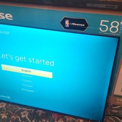 TV HISENSE 58" Roku Smart 4k 