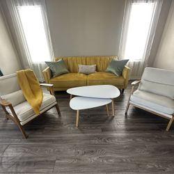 3 Piece Small Living Room Set 