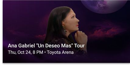 Ana Gabriel Tickets 10/24