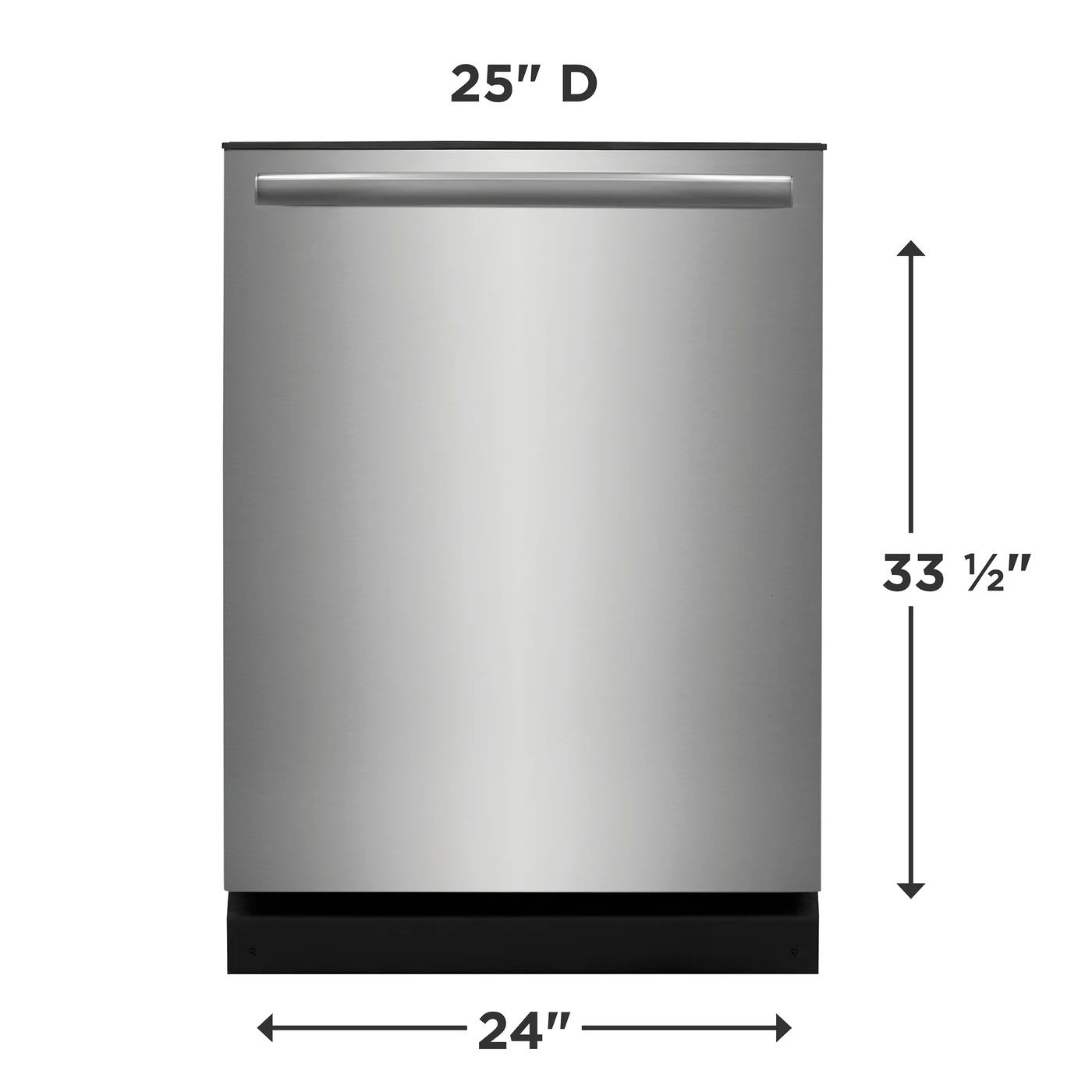 Gallery 24 in. in Stainless Steel Built-In Tall Tub Dishwasher
