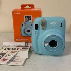 Fujifilm Instax Mini 11 Instant Camera. -Sky Blue.                    Pg
