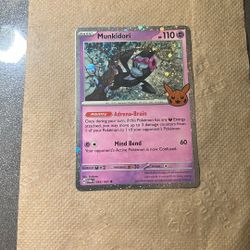 Munkidori Pokémon Card