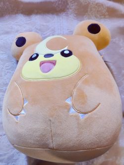 Squishmallows 10-Inch Plush Toy, Official Kellytoy (Pokemon Teddiursa)