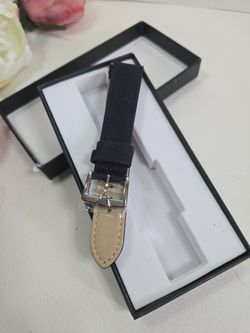 B&E Top Grain Leather Watch Band 18mm Quick Release Watch Straps, Replacement