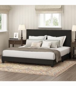 KING BED FRAME NO MATTRESS