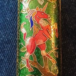 Cloisonne lighter holder
