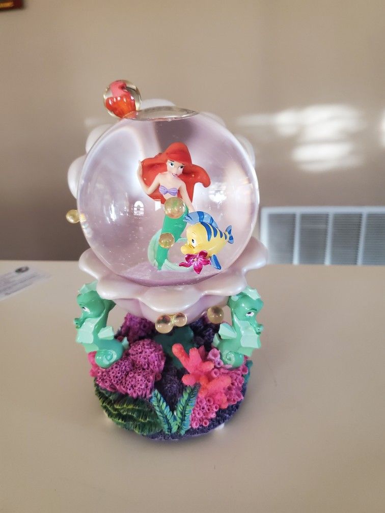 Disney's Ariel music snow globe