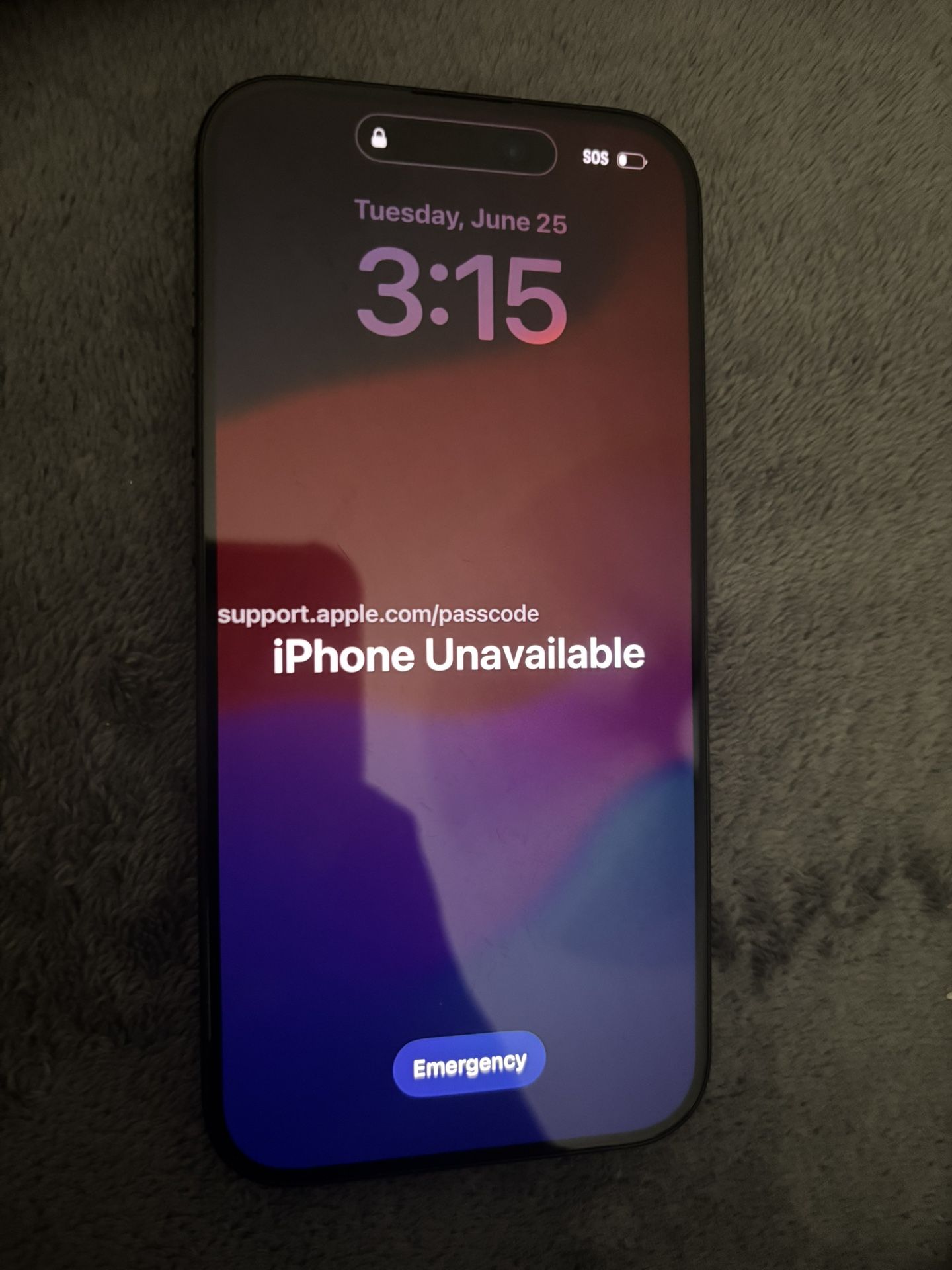 Iphone 15 pro locked to Verizon