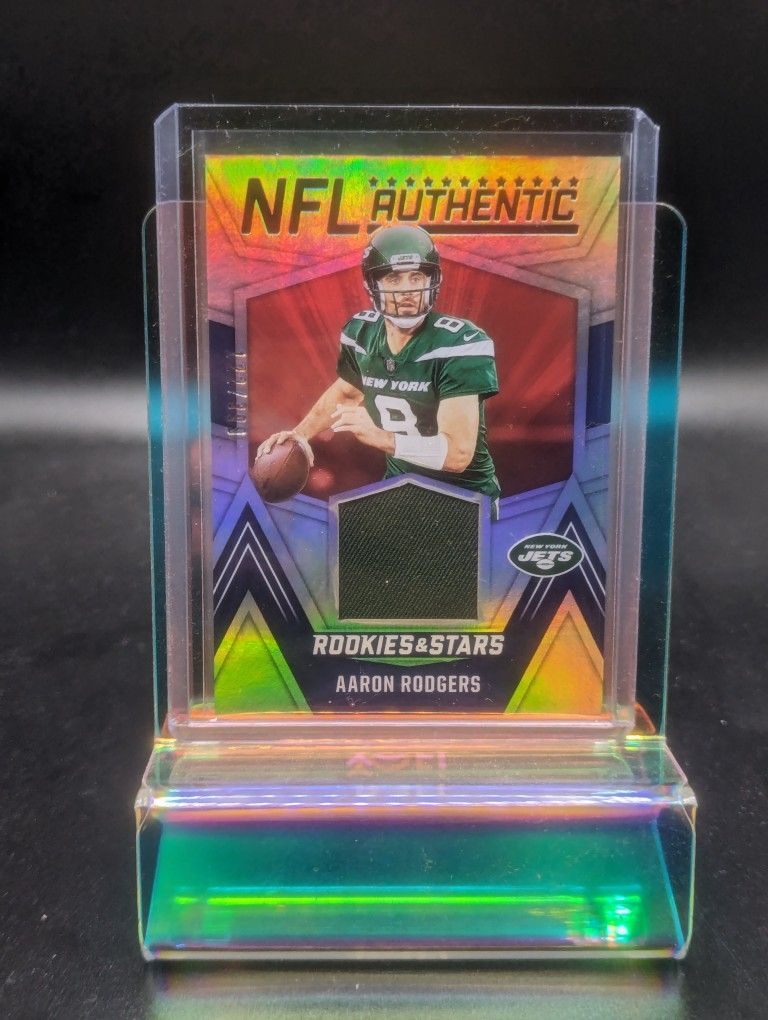 Rookie And Stars Aaron Rodgers NFL Authentic Patch Numbered 