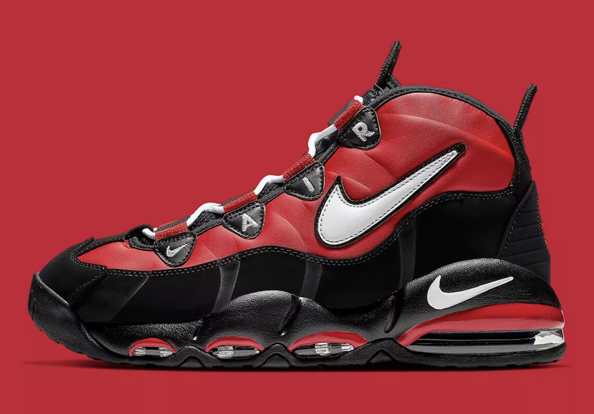 Nike Air Max Uptempo '95 "Chicago Bulls" CK0892-600 Red White Black Men's Shoes