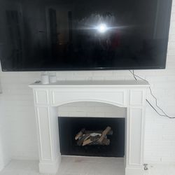 White Fireplace Mantel