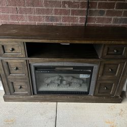 Fire Place Tv Stand 