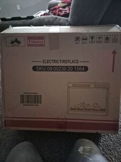 Electric fireplace 22x19