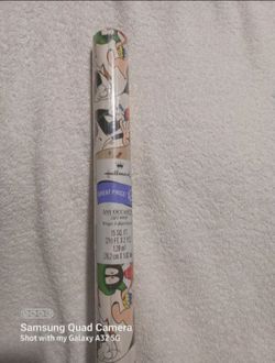 Vintage Looney tunes Hallmark any occasion rolled gift wrap