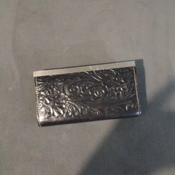 Patricia Nash Black Cauchy Wallet with Registration 