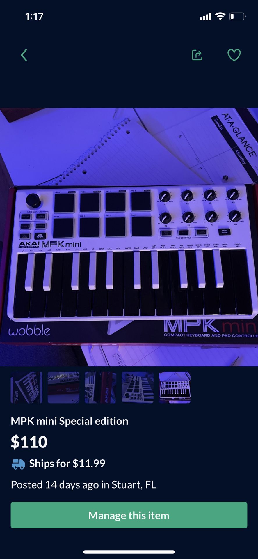 AKAI MPK mini special edition keyboard
