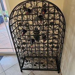 Iron Wine Cage Rack