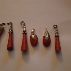 Antique Coral Pendents