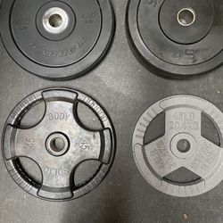 Single 45lb Plates - New
