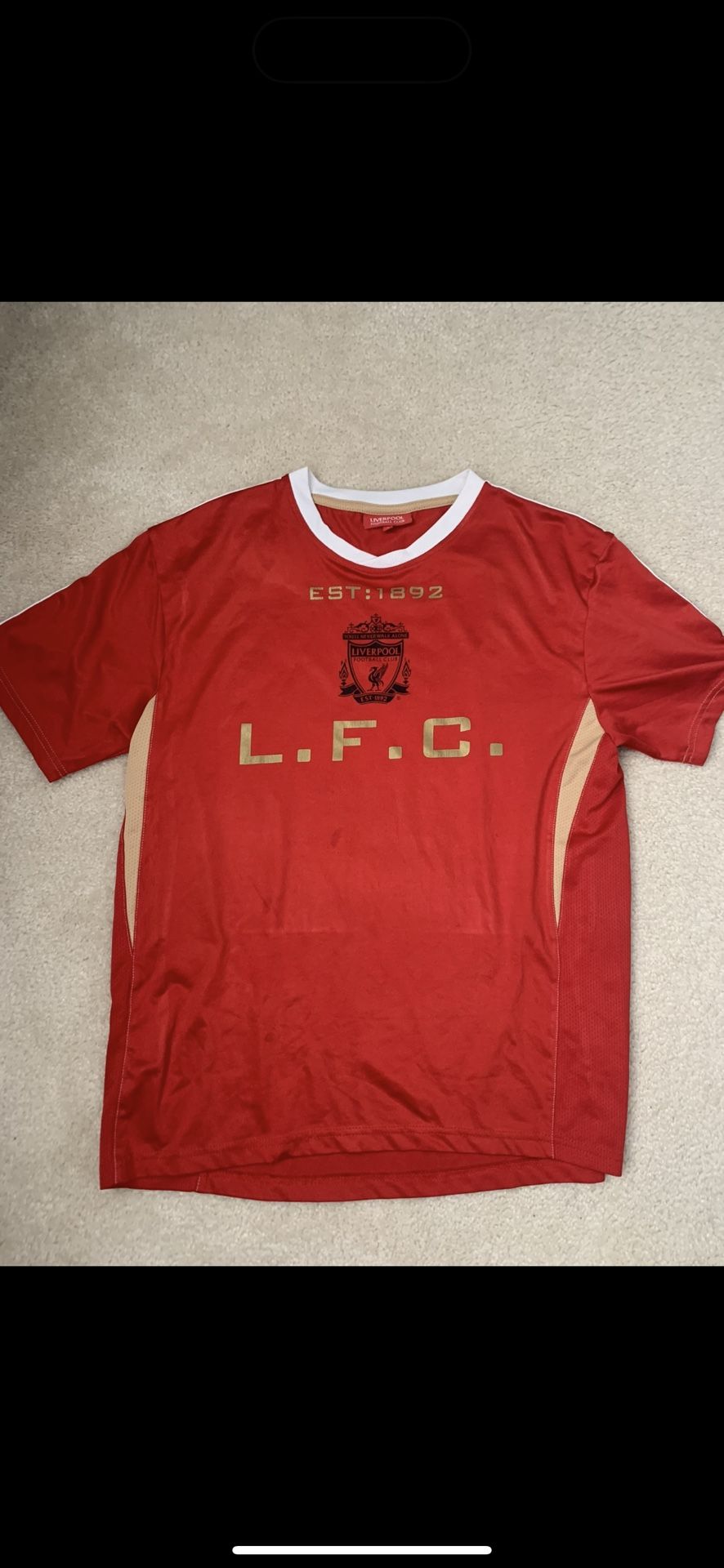 Liverpool 1892 Official Store Tshirt Training Jerseys - Size S/M