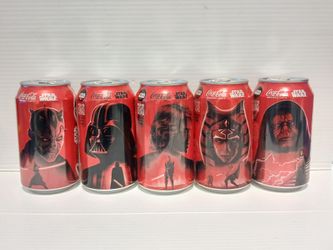 STAR WARS COLLECTABLE COCA-COLA CANS