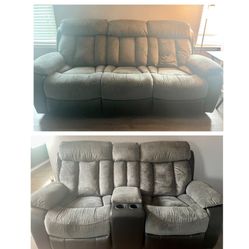 Two Reclining Sofas