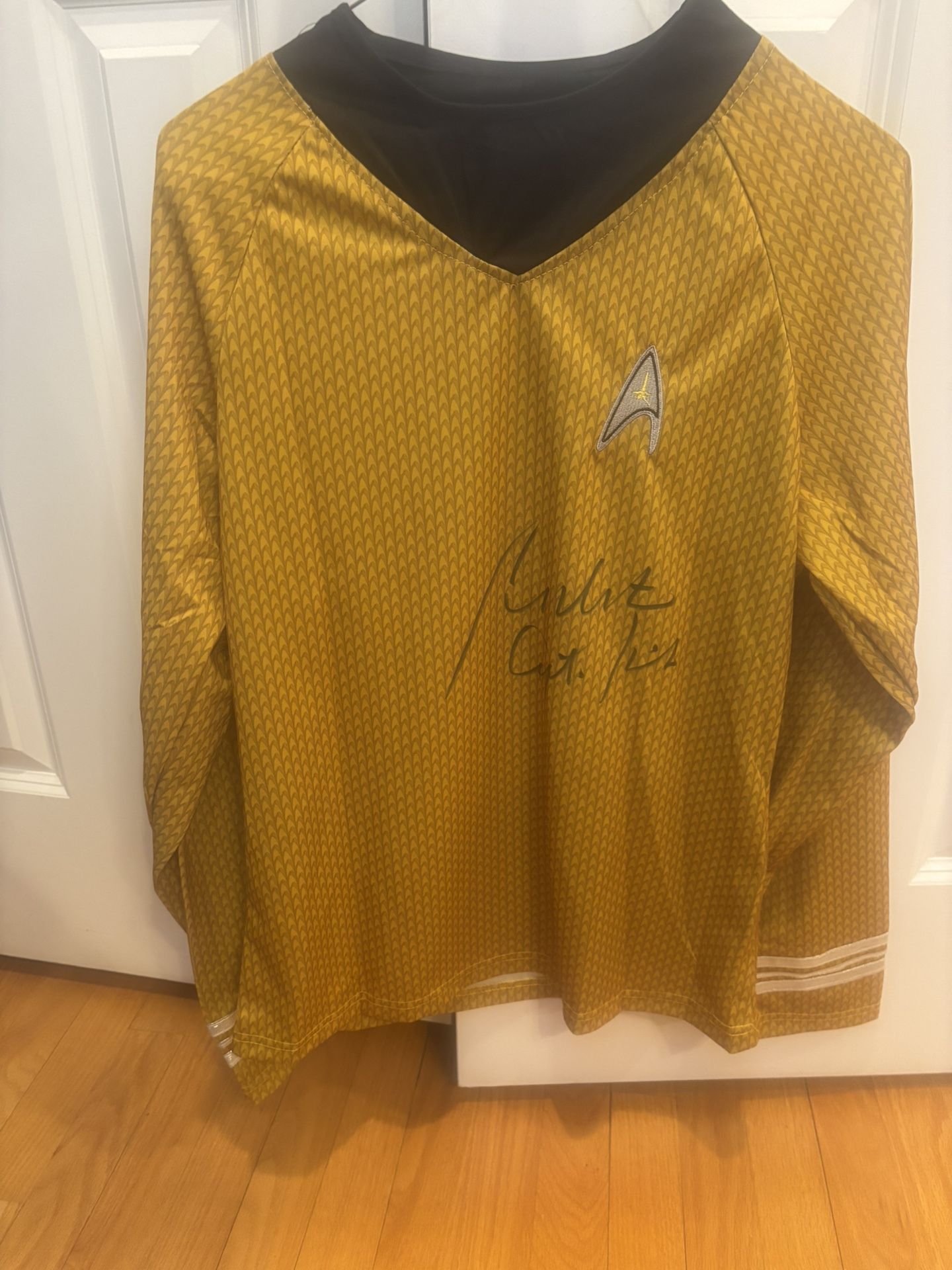 Star Trek’s Captain Kirk Autographed Prop Shirt