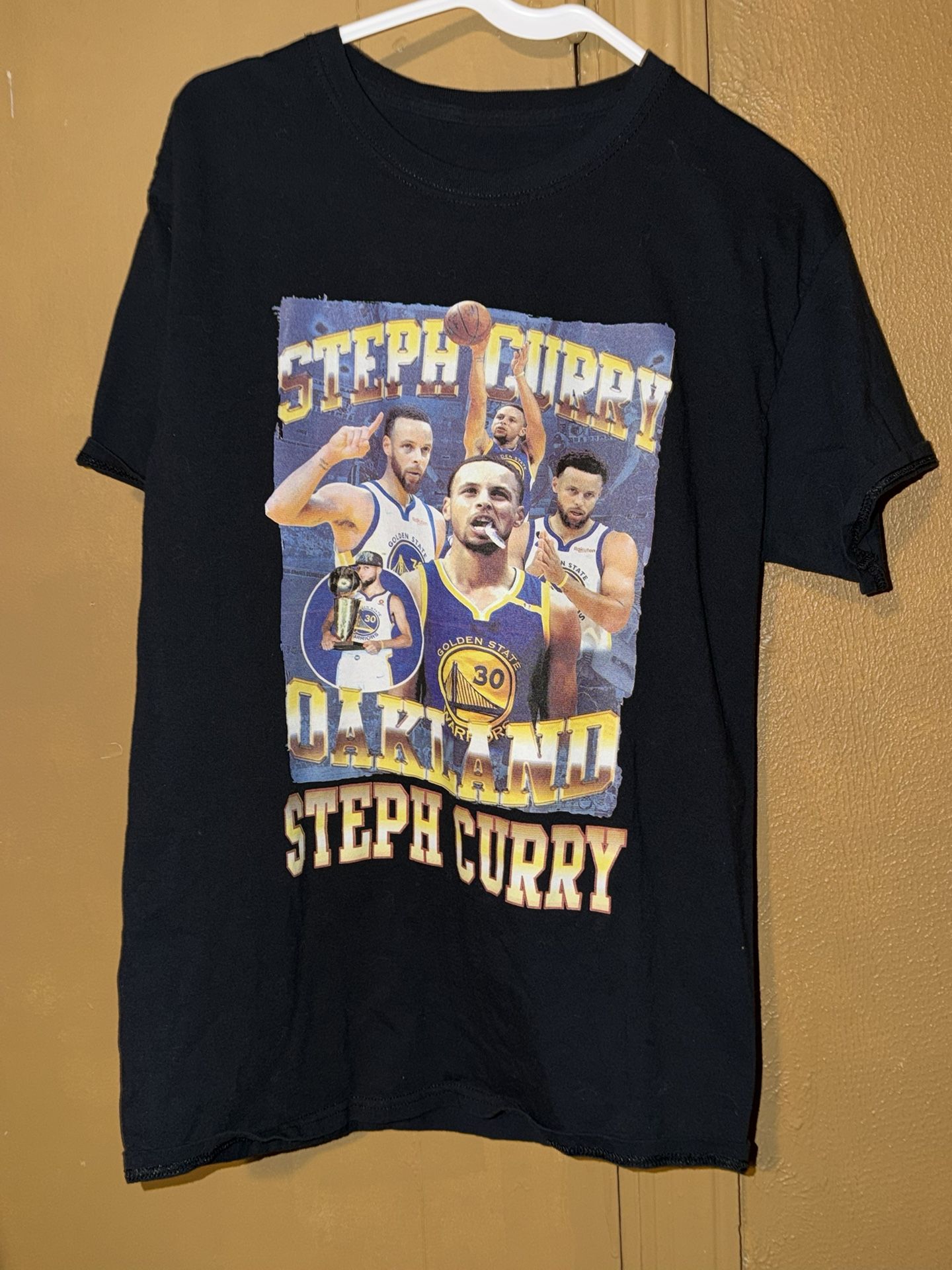 NBA Basketball Stephen Curry Graphic T Shirt Mens Size Small Medium Short Sleeve