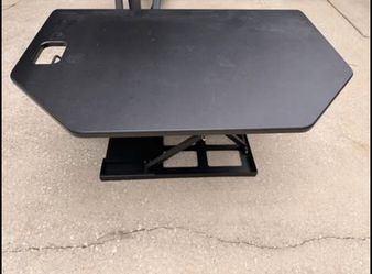 X-Elite Pro 40" Corner Standing Desk Converter – Matte Black (Paid $265 on Amazon)