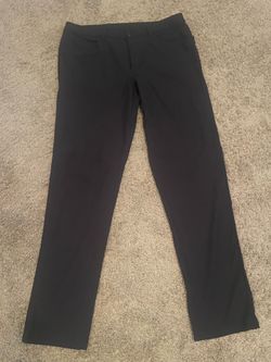 Lululemon Pants Mens 34 Black ABC Classic Fit Pockets Preppy Straight Modern