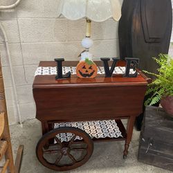 Vintage Beautiful French Tea Table, Made In The Usa