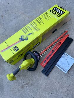 RYOBI ONE+ 18V 22 in. Lithium-Ion Cordless Hedge Trimmer (Tool Only)