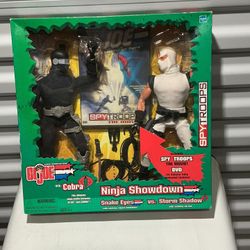 2003 GI Joe Ninja Showdown Snake Eyes vs. Storm Shadow 12" Action Figure