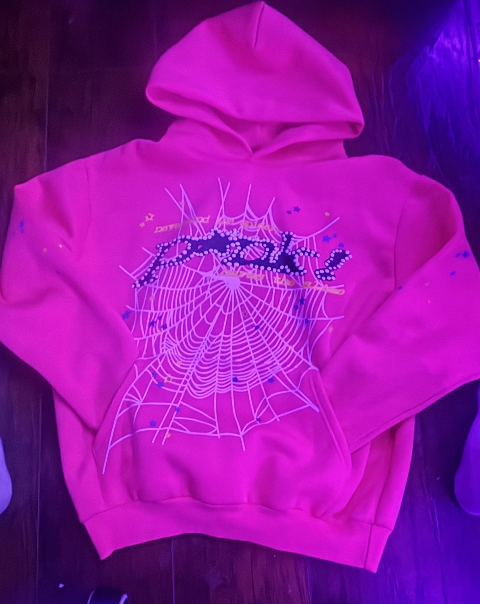 Pink Spider Hoodie