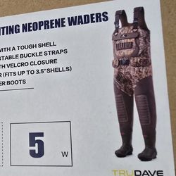 New 600g Insulated Neoprene Bootfoot Waders 