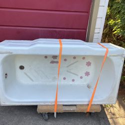 Old Cast Iron Bathtub 
