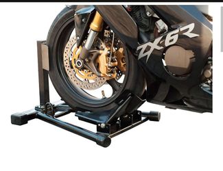 Trackside Motorcycle Roll On Wheel Chock is a high-quality motorcycle accessory