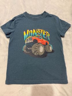 Youth boys XS 4/5 monster truck shirt