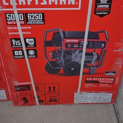 CRAFTSMAN 5000-Watt Gasoline Portable Generator with Briggs & Stratton Engine