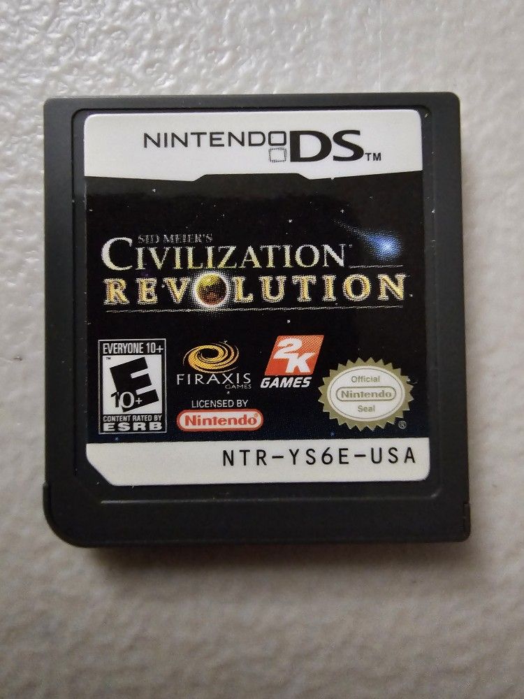 Civilization Revolution Game And Manual For Nintendo DS