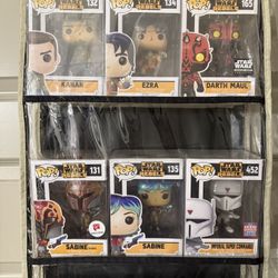 Full Star Wars Rebels Funko Set Plus A Signed Ashoka And Doubles For The Funko.