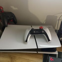 Ps5 Slim Disk Drive With External Ssd 4tb Drive 