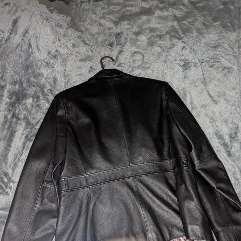 Leather Men's XL Jacket,New,Never Used